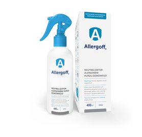 ALLERGOFF Spray 400 ml Neutralizator alergenów kurzu domowego
